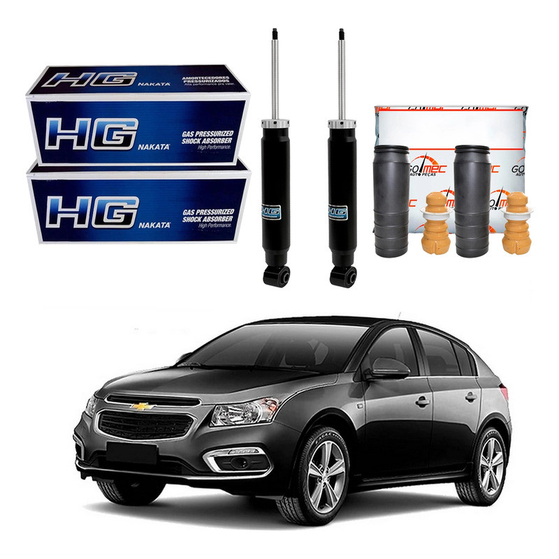 Kit Amortecedor Traseiro. Cruze 1.8 2011 A 2016