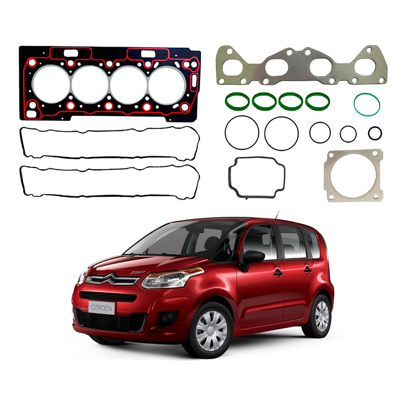 Jogo Junta Cabeçote Sabo C3 Picasso 1.6 16v 2012 A 2016 em Oferta na Shopee