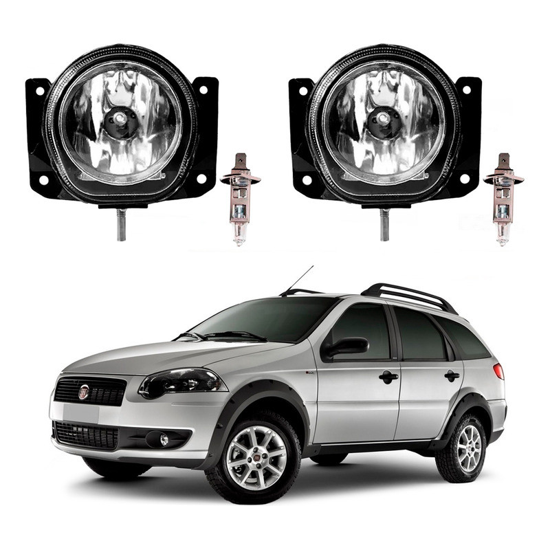 Par Farol Milha Lampada Palio Trekking 1.8 2008 A 2011 em Oferta na Shopee