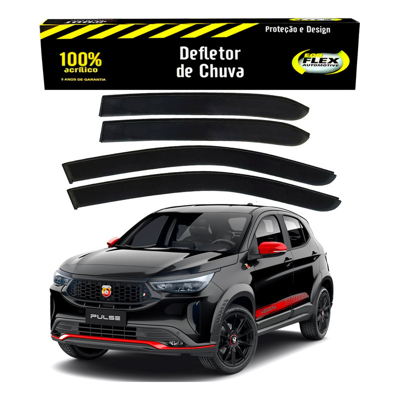 Jogo Defletor Calha Chuva Pulse Abarth 1.3 Turbo 2022 A 2024