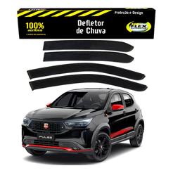 Jogo Defletor Calha Chuva Pulse Abarth 1.3 Turbo 2022 A 2024