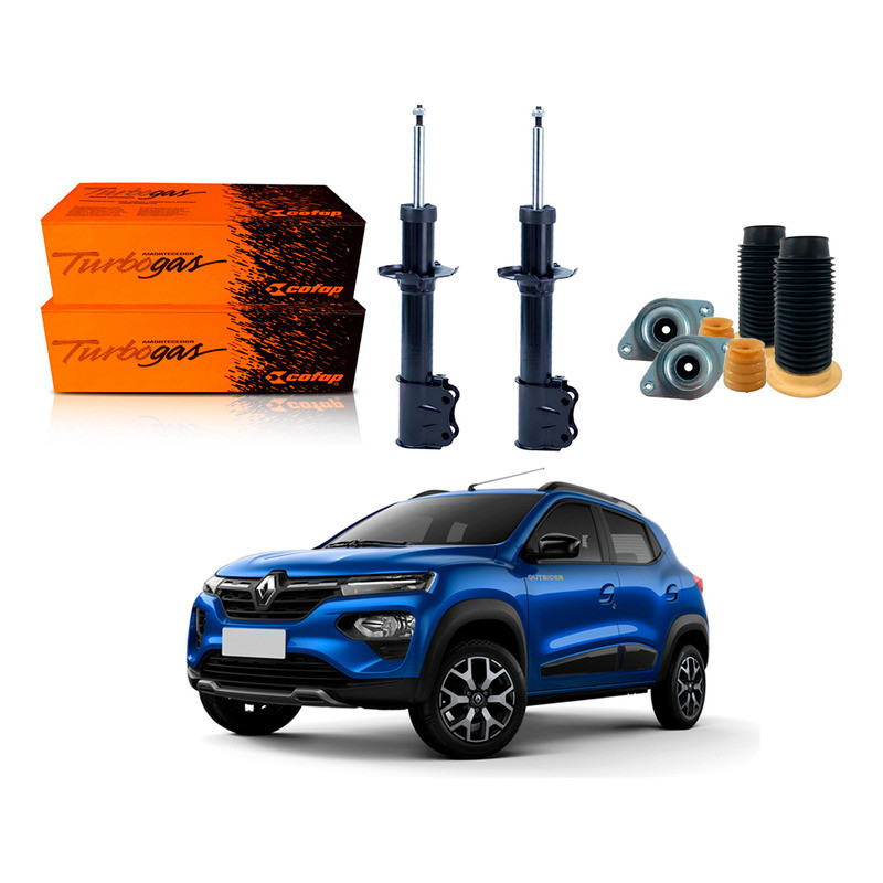 Kit Amortecedor Dianteiro, Kwid 1.0 2021 A 2023