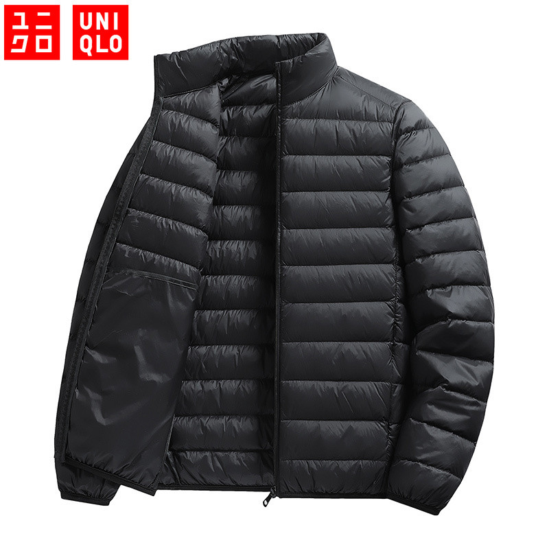 M-6XL UNIQLO Jaqueta Quente Masculina Leve Esportiva De Montanhismo Ao Ar Livre