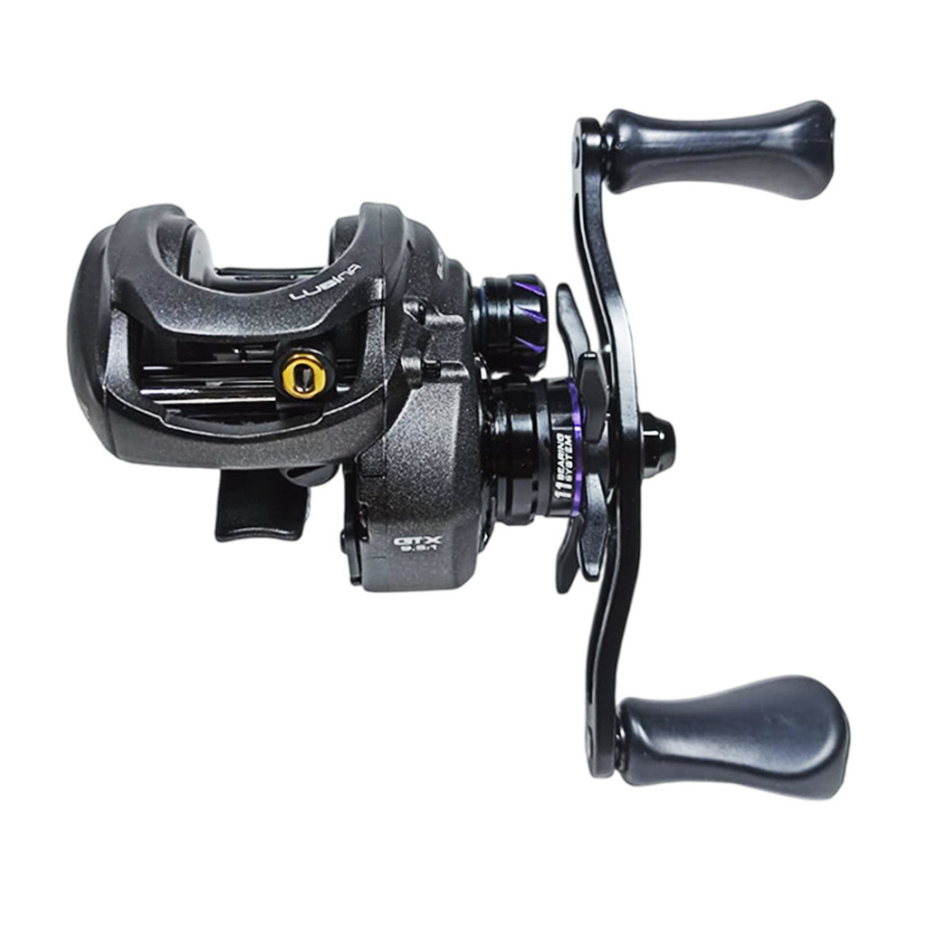 Carretilha Marine Lubina Black Widow GTX 9.5:1 Drag 7,5 Kg 11 Rolamentos