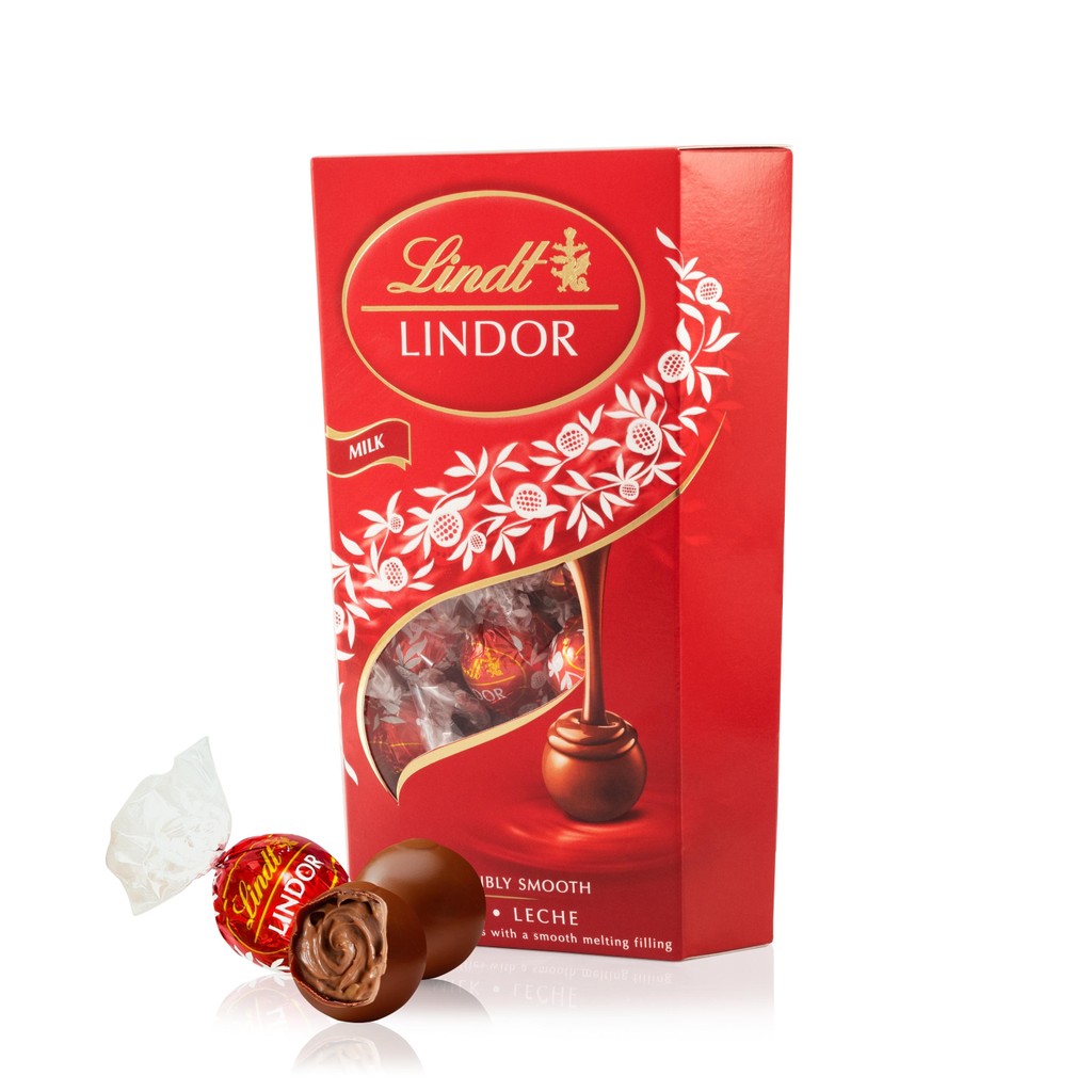 Caixa de Bombons Lindt Lindor ao Leite 337g