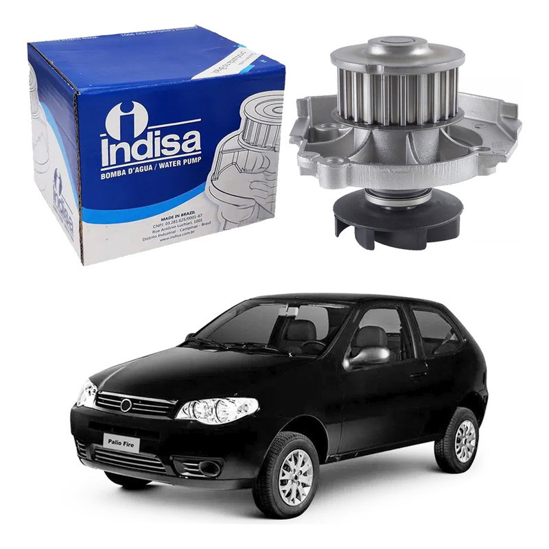Bomba Dagua Indisa Fiat Palio 1.0 8v Fire 2005 A 2017
