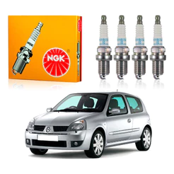 Jogo Velas Ngk Clio 1.6 16v 2003 A 2009