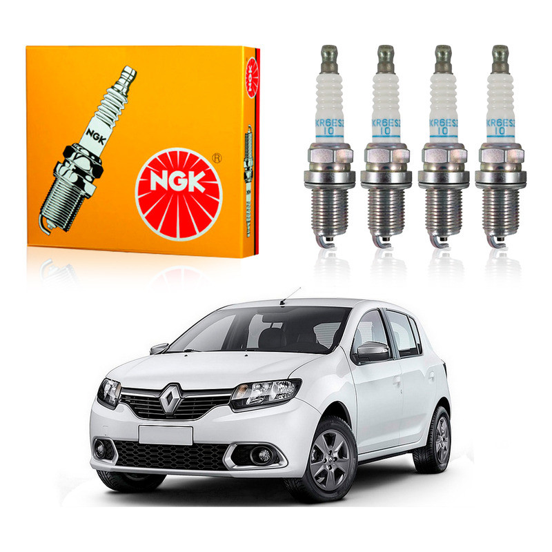 Jogo Velas Ngk Sandero 1.6 16v 2014 A 2015