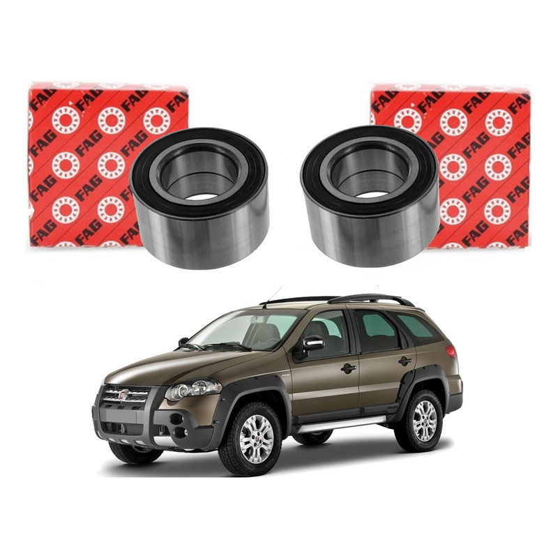 Par Rolamento Roda Dianteiro Fag, Palio Adventure 1.8 2008 A 2015