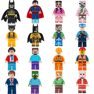 Blocos de construção de bonecos de ação brinquedos infantis em Oferta na Shopee