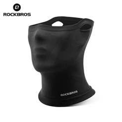 ROCKBROS Ciclismo Orelha-loop Capa Facial Sem Costura Tricô Elástico Confortável Respirável Máscara Das Mulheres Dos Hom