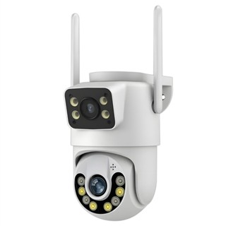 Câmera de segurança a prova de água lente dupla ICSEE IP66 camera IP WiFi 360 em Oferta na Shopee