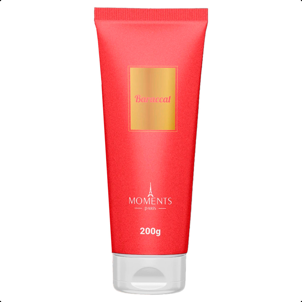 Loção Baraccat 200g Emulsão Hidratante Corporal Feminino Pele Toque Perfumado Fragrância Aromática