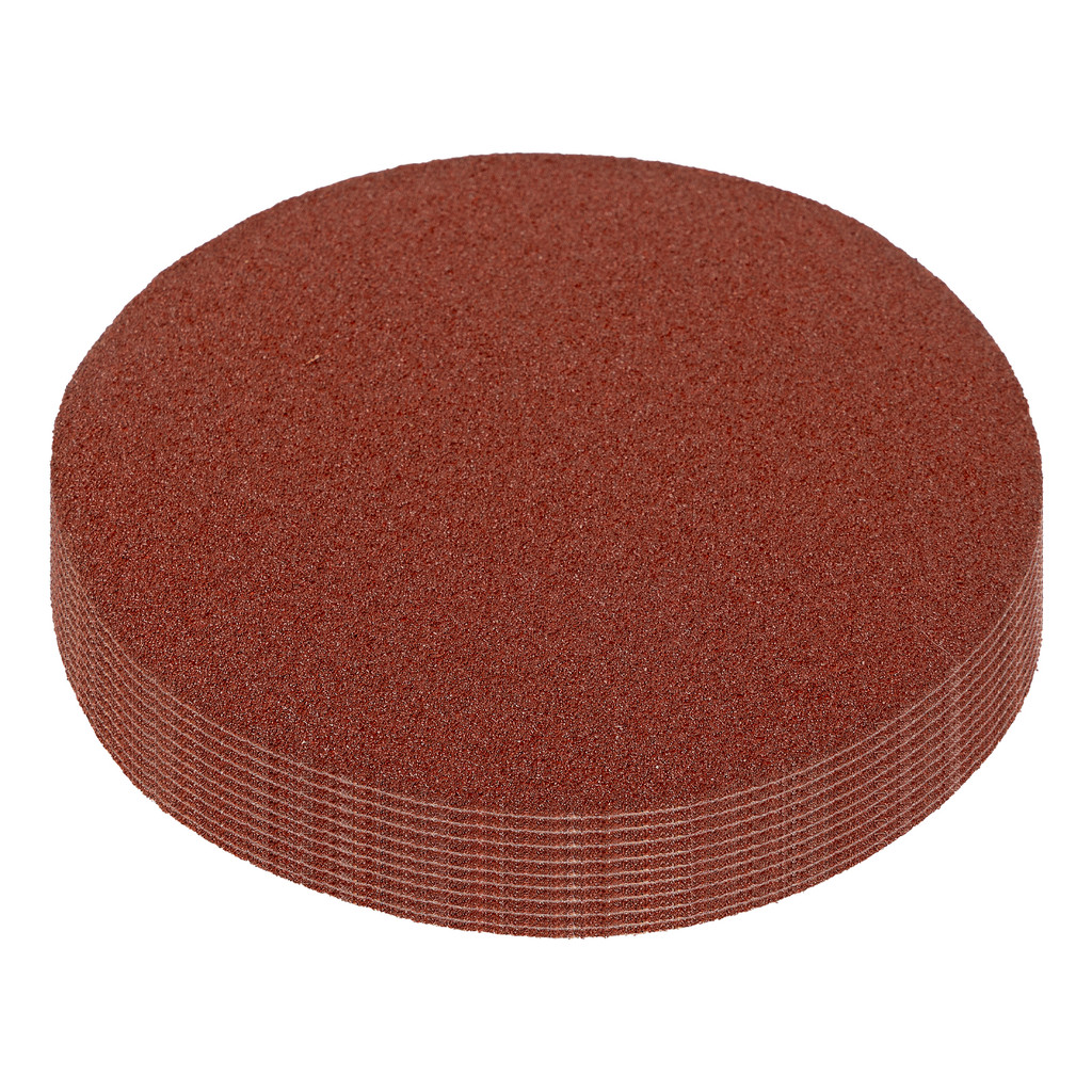 DISCO DE LIXA COM VELCRO, GRAO 80, 125MM, 10PCS // MTX em Oferta na Shopee