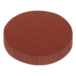 DISCO DE LIXA COM VELCRO, GRAO 80, 125MM, 10PCS // MTX