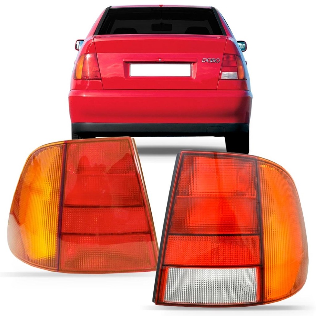 Lanterna Traseira Polo Classic 1997 1998 1999 2000 2001 Tricolor em Oferta na Shopee