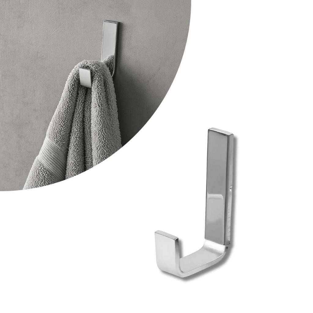 Kit 02 Cabide Quadrado Inox Para Banheiro Fixação Dupla Oculta em Oferta na Shopee