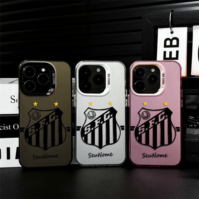 Capinha personalizada Futebol Santos Time do Povo para Samsung Galaxy A15 A14 A03 A35 A12 A32 A55 A05 A05S A23 A54 Capa