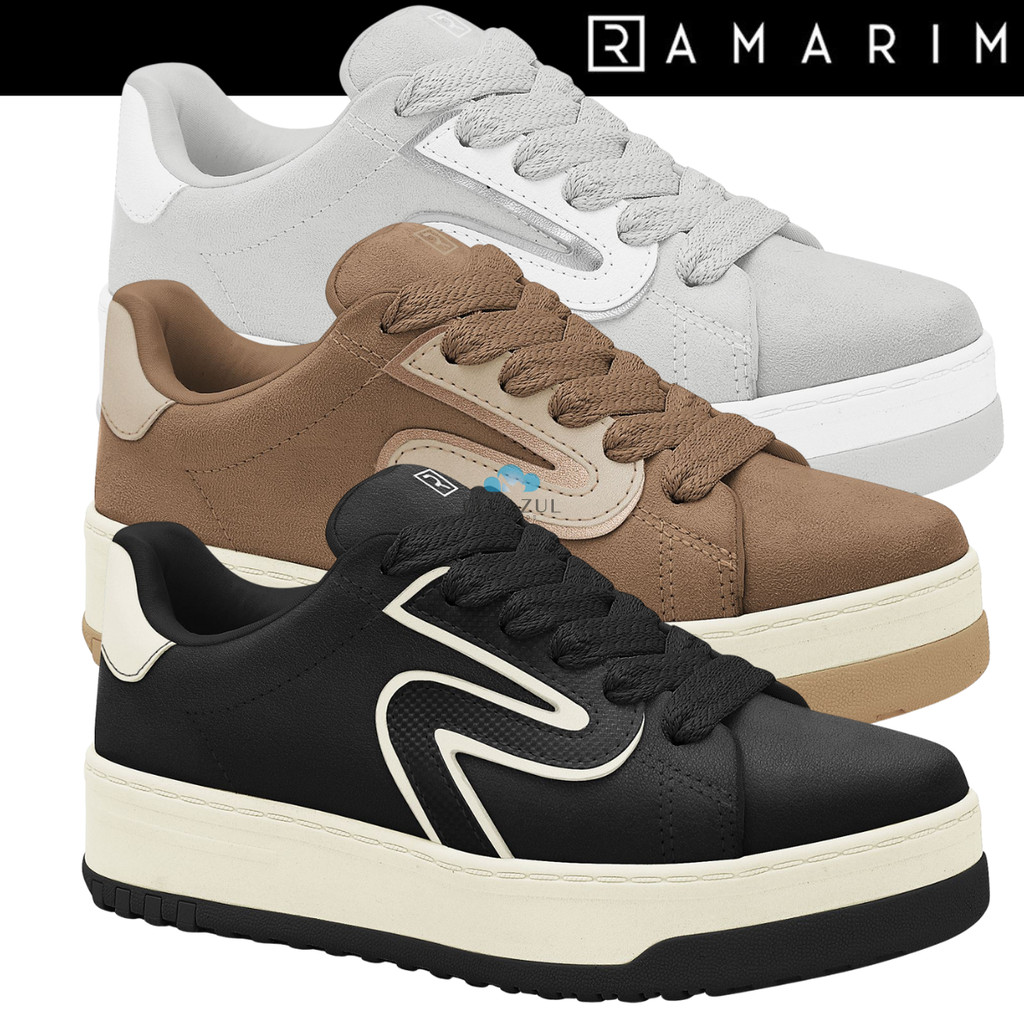 Tênis Ramarim Feminino Plataforma Casual Conforto Original Dia a Dia em Oferta na Shopee