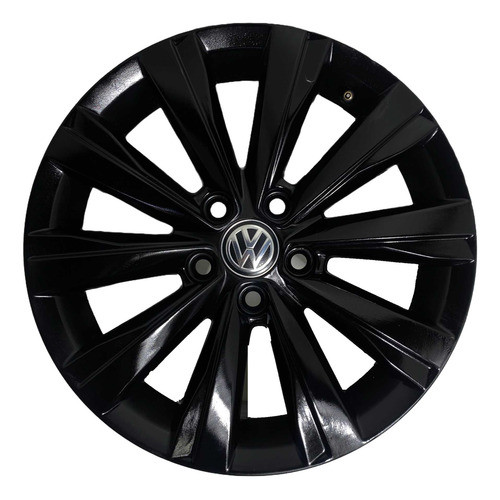 Roda Aro 15 Liga Leve 5 Furos Polo Virtus Tsi 2018 2023 Preto