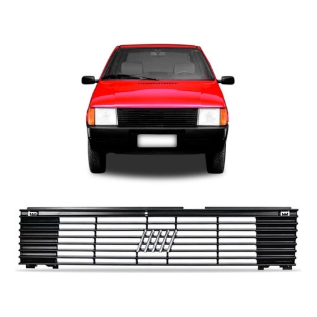 Grade Radiador Uno Mille Eletronic 1991 1992 1993 1994 Preto em Oferta na Shopee