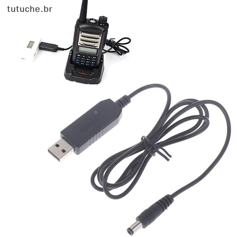 Cabo De Carregamento USB TU Talkie Para Base De Carregador BaoFeng UV-5R-82 BF-F8HP 82HP BR