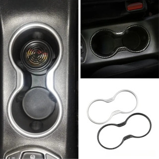Jeep Compass 2017-2020 Acessórios Decorativos Da Estrutura Do Suporte De Copo Frontal Em Fibra De Carbono OC6K