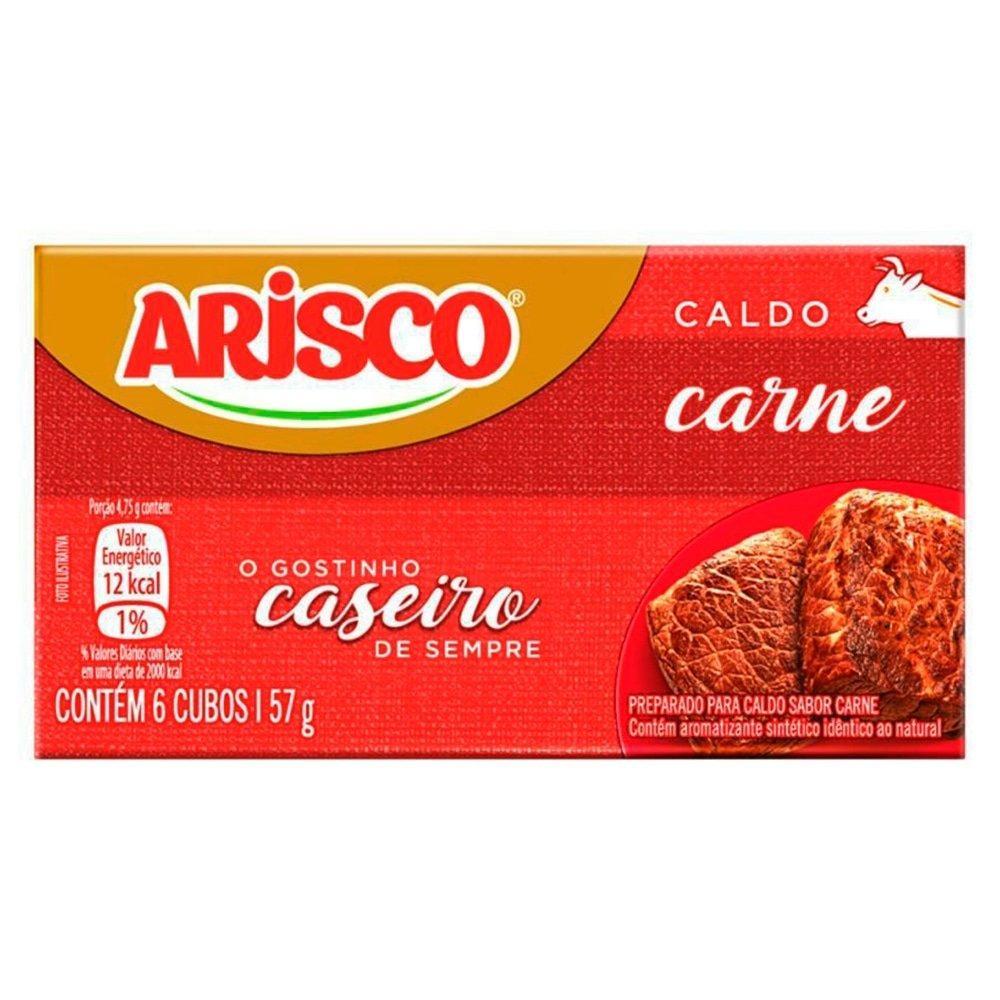 Caldo Arisco de Carne 57g - Embalagem com 10 Unidades