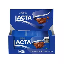 Chocolate Lacta ao Leite 80g Display com 17 Unidades