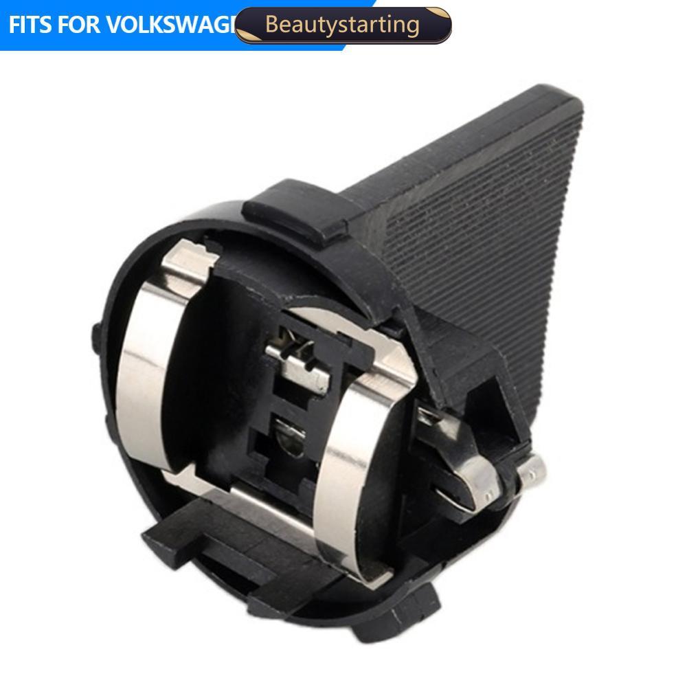 BEAUTYSTARTING H7 LED Adaptadores De Suporte De Soquete De Lâmpada De Farol De Carro Para VW Golf GTI Passat Tiguan 5k09