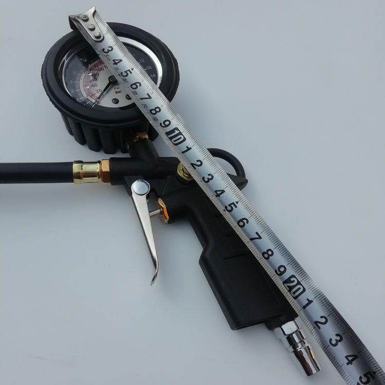 [Importado] Medidor de pressão de pneus de alta precisão com inflador, monitor de pressão de pneus de carro, manômetro d
