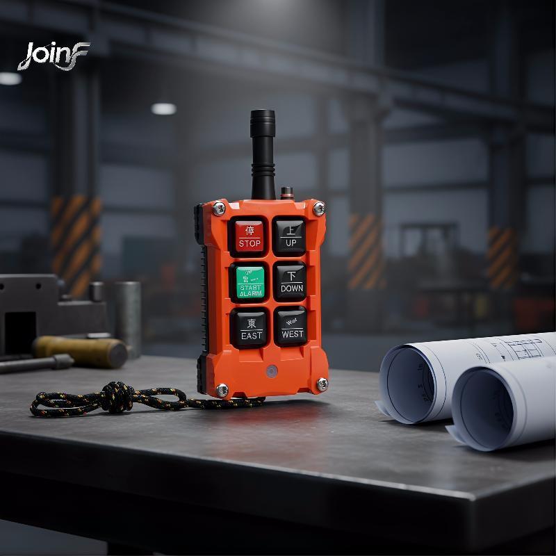 JoinF IP67 Talha Controle Remoto Industrial Sem Fio 1PC 4 Botões De Velocidade Única Para Aplicação De Levantamento De G