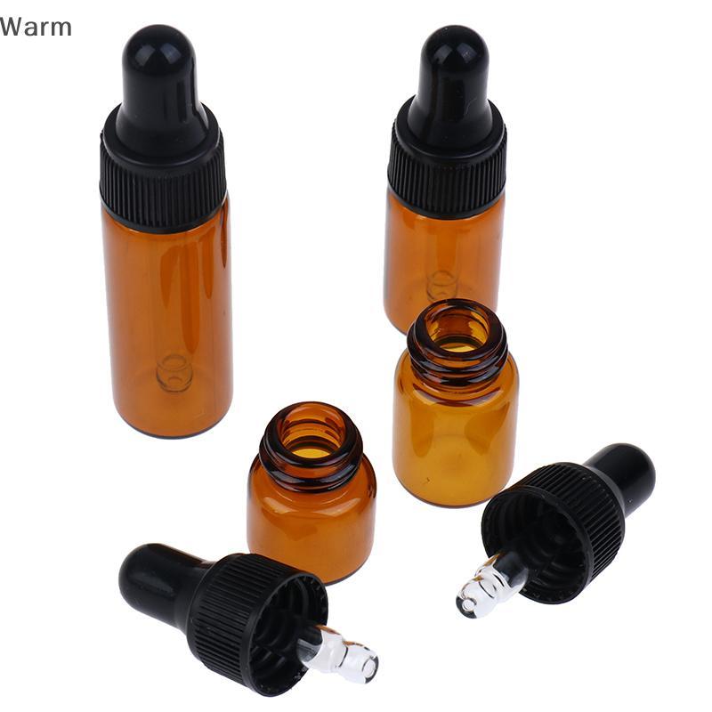 Quente 10pcs Frascos De Vidro Conta-Gotas 1ml 2ml 3ml 5ml Essência De Óleo Vegetal Casa