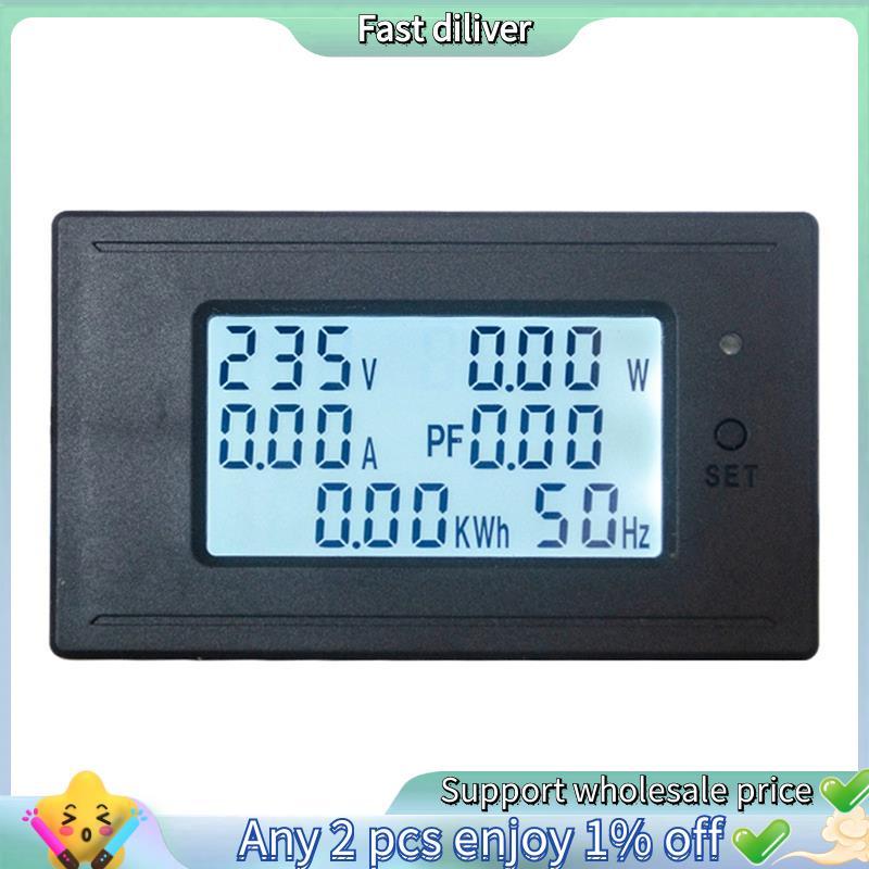 4400W Voltímetro Amperímetro AC 20A Medidor De Eletricidade De Energia HD Display Digital Medidores De Corrente De Tensã