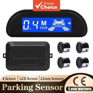 Kit completo do sensor de estacionamento traseiro HIPPCRON com display digital, sinal sonoro e sensores de 8 cores