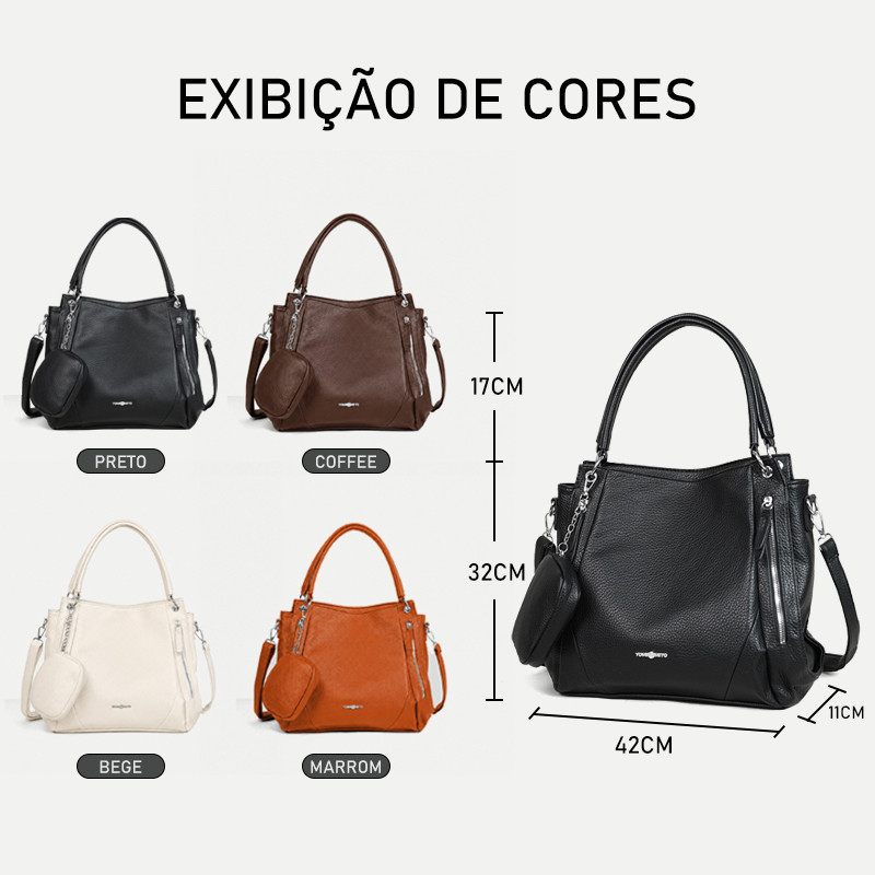Bolsa Mochila Feminina Grande de Ombro — foto 2