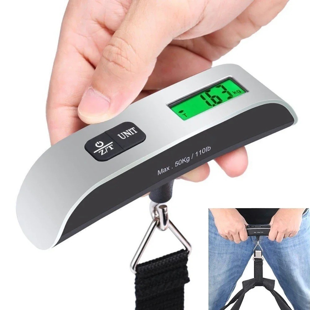 Balança Digital Portátil De Mão Mala Bagagem Até 50kg
