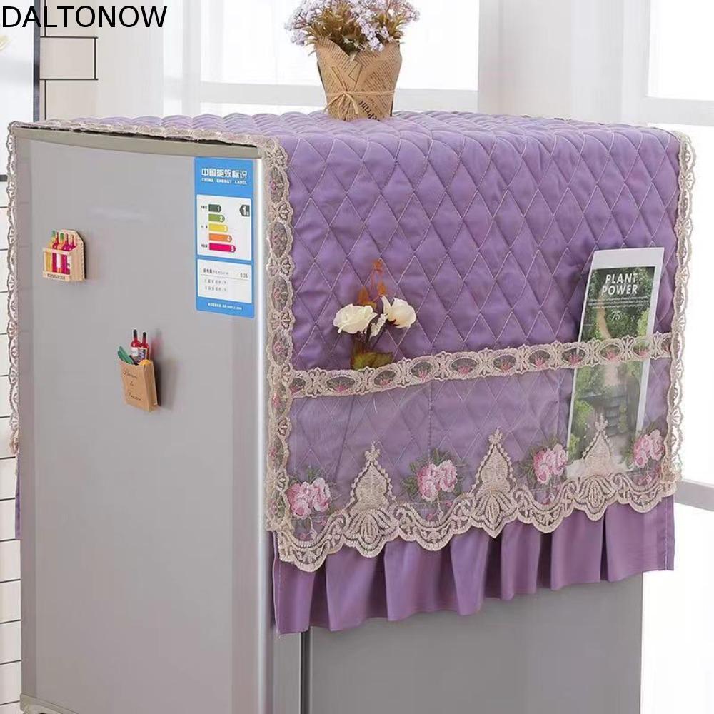 Lavagem DALTONOW | Capas , Elegantes Para Poeira De Geladeira Com Bolsos De Renda , Pano Macio Lavadora De 55 * 140cm