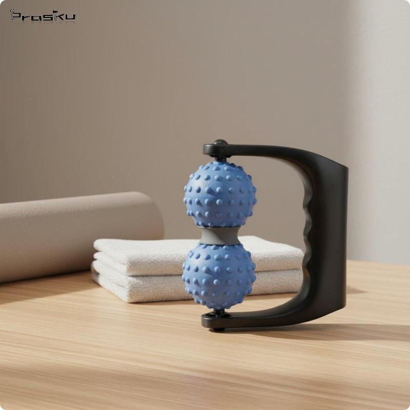 [stdzsw] Rolo De Massagem Portátil De Liberação Miofascial De Bola Dupla Corporal Texturizado De Tecido Profundo Para Al