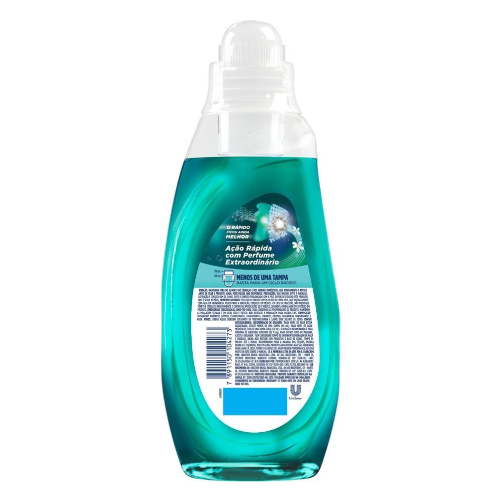 Kit 3 Lava-Roupas Líquido Omo Ciclo Rápido Ação Total Frasco 750ml cada · foto 2