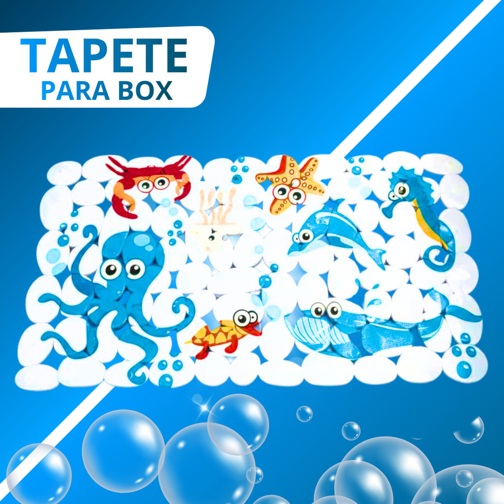 Tapete Antiderrapante para Box Infantil – Segurança Banho