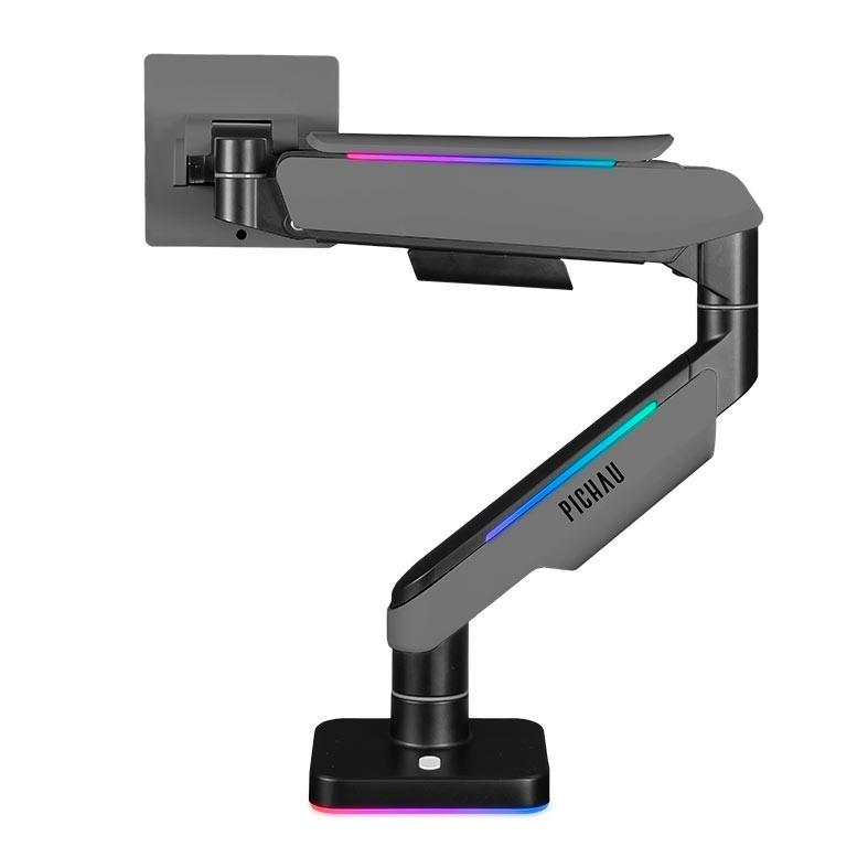 Suporte Articulado Para Monitor Pichau Serpens, 17 Pol a 49 Pol, RGB, Preto e Cinza, PG-SRPGR-RGB01 · foto 2
