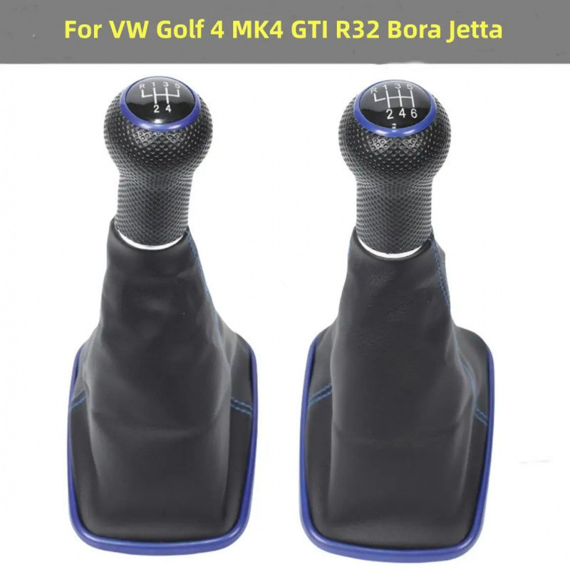 Manopla de Câmbio de 5/6 Velocidades com Coifa para Volkswagen Mk4 Golf / GTI / R32 1999-2005 Mk4 Jetta / Bora 1999-2004
