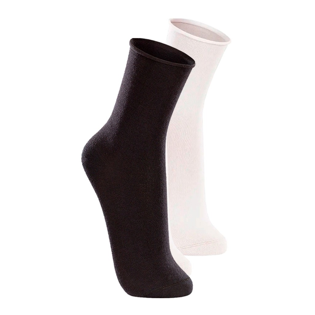 Kit com 2 Pares de Meias sem Punho Casual Lupo 1275-011 Colorido em Oferta na Shopee