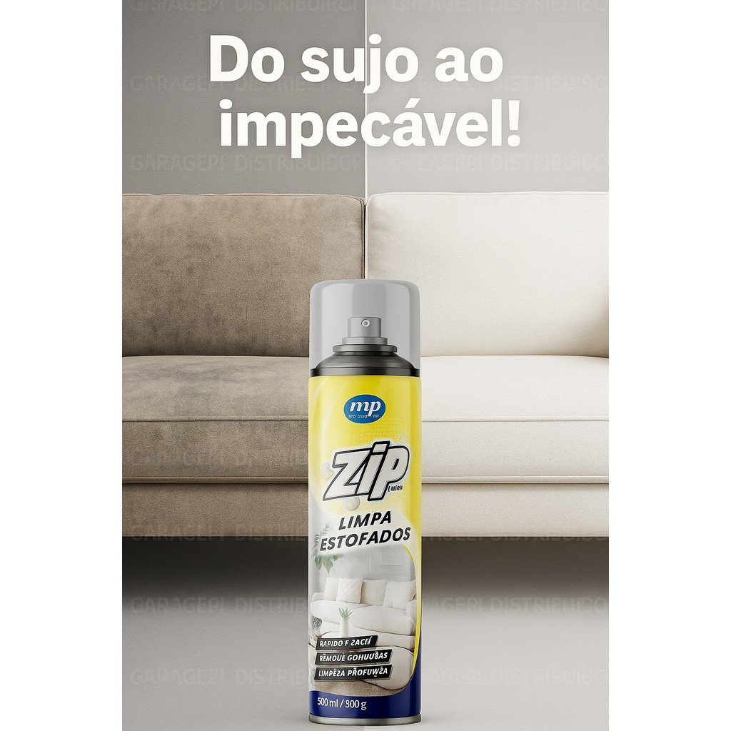 Limpa Estofados Spray Zip 300ml My Place para Sofá Tapete Colchão Carro em Oferta na Shopee