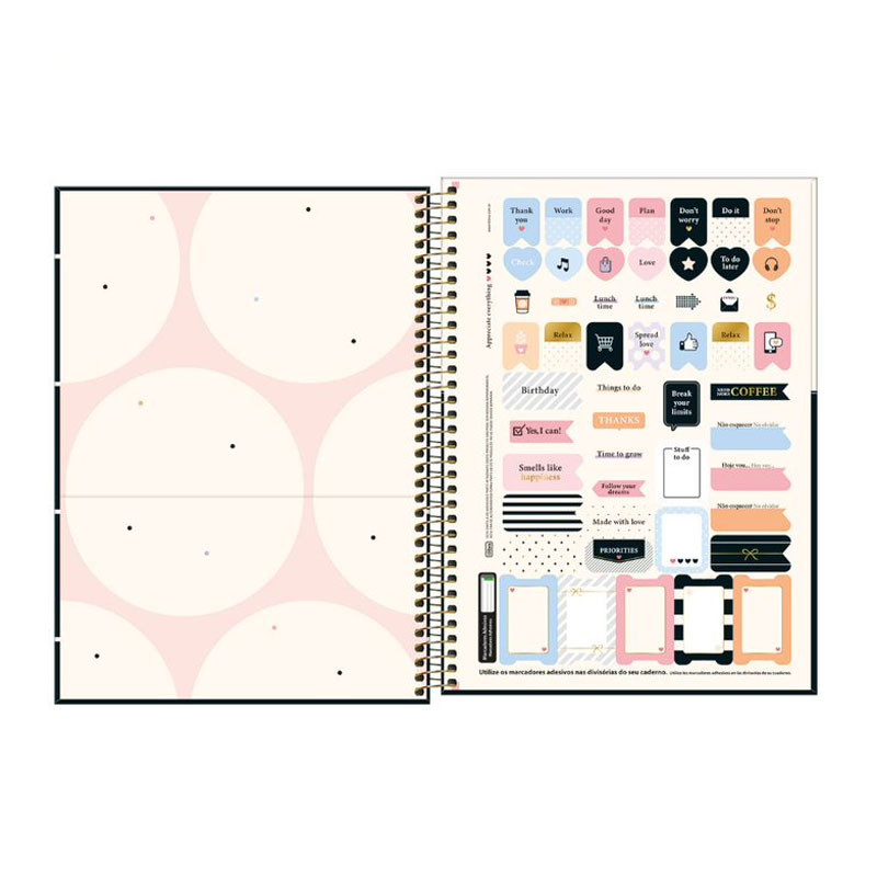 Caderno espiral capa dura universitário 1x1 80 folhas West Village Tilibra · foto 2