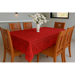 Toalha De Mesa Em Renda (grossa) 6 Cadeiras 2.20m em Oferta na Shopee