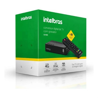 Conversor Digital De Tv Com Gravador Cd 905 Intelbras Cor Preta em Oferta na Shopee
