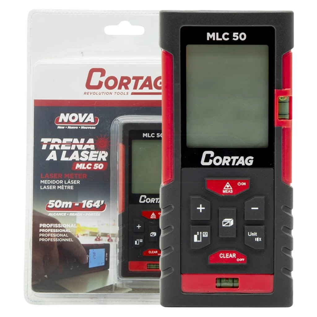 Trena a Laser Medidor de Distâncias Digital Até 50 Metros Com Alta Precisão - Cortag