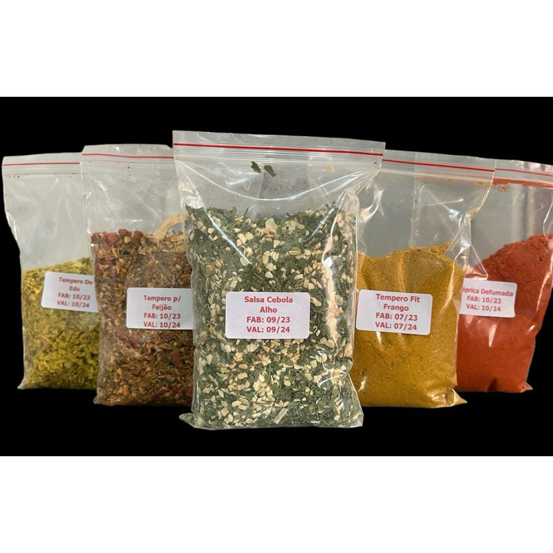KIT 25 Temperos mais vendidos, com 50g cada!!! OFERTA LIMITADA